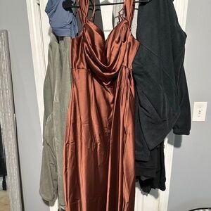 Revelry Sienna Satin Dress